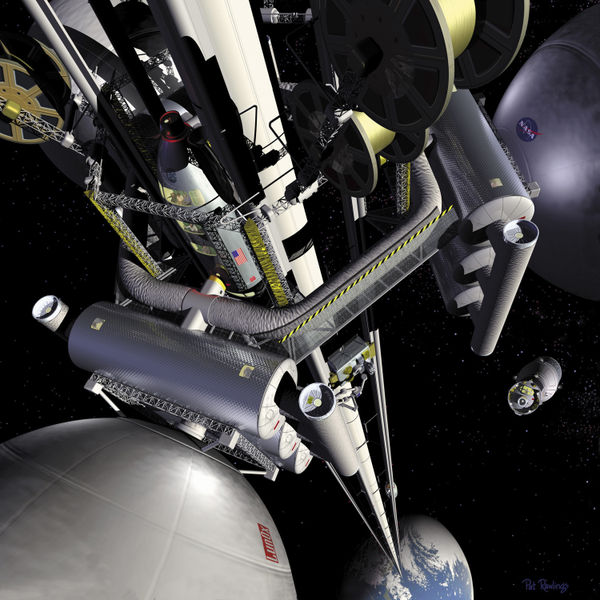 Weltraumlift (Bild: NASA, gemeinfrei)